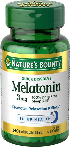Lucovitaal Melatonin: MRM, Melatonin, 3 mg, 60 Vegan Capsules Helps Normalize Dietary Supplements